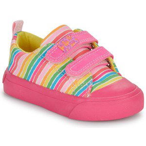 Agatha Ruiz de la Prada  ZAPATO LONA RAYAS  Tenisky Dětské Růžová