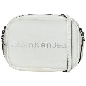 Calvin Klein Jeans  SCULPTED CAMERA BAG18MONO  Kabelky s dlouhým popruhem Bílá