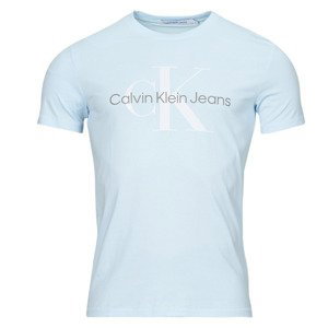 Calvin Klein Jeans  SEASONAL MONOLOGO TEE  Trička s krátkým rukávem Modrá