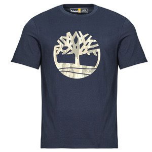 Timberland  Camo Tree Logo Short Sleeve Tee  Trička s krátkým rukávem Tmavě modrá