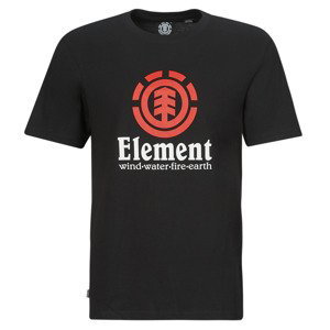 Element  VERTICAL SS  Trička s krátkým rukávem Černá
