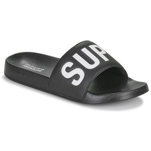 Superdry  Sandales De Piscine Véganes Core  pantofle Černá