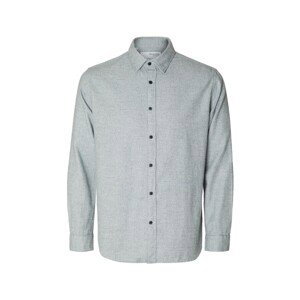 Selected  Regowen-Twist L/S - Grey/Asphalt  Košile s dlouhymi rukáv Hnědá