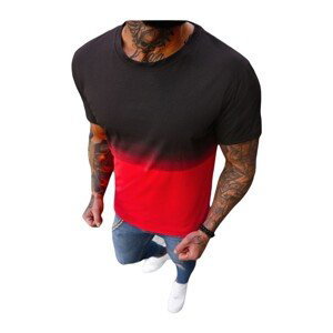 Ozonee  Pánské tričko Resistant červená  Trička s krátkým rukávem Červená
