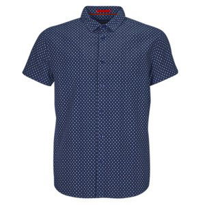 Deeluxe  PAGOS  Košile s krátkými rukávy Tmavě modrá