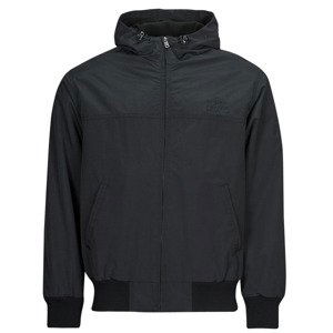 Superdry  SURPLUS NYLON HOODED BOMBER  Bundy Černá