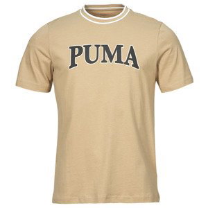 Puma  PUMA SQUAD BIG GRAPHIC TEE  Trička s krátkým rukávem Béžová
