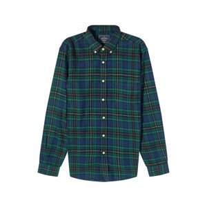 Portuguese Flannel  Orts Shirt - Checks  Košile s dlouhymi rukáv Zelená