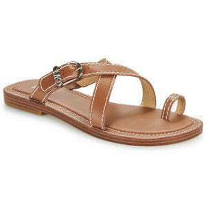 MICHAEL Michael Kors  ASHTON FLAT THONG  Sandály Hnědá