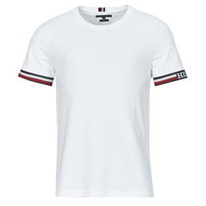 Tommy Hilfiger  MONOTYPE BOLD GSTIPPING TEE  Trička s krátkým rukávem Bílá