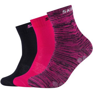Skechers  3PPK Wm Mesh Ventilation Socks  Ponožky Růžová