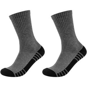 Skechers  2PPK Cushioned Socks  Ponožky Šedá