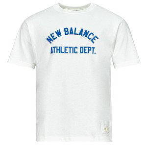 New Balance  ATHLETICS DEPT TEE  Trička s krátkým rukávem Bílá