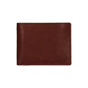 Lagen  W-8053- BRN hnědá pánská kožená peněženka  Peněženky Hnědá