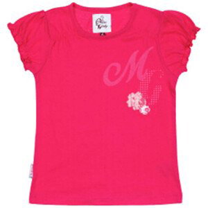 Miss Girly  T-shirt manches courtes fille FABOULLE  Trička s krátkým rukávem Dětské Růžová