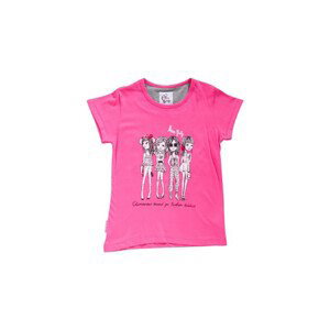 Miss Girly  T-shirt manches courtes fille FRIGIRLY  Trička s krátkým rukávem Dětské Růžová