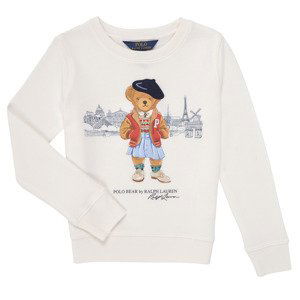 Polo Ralph Lauren  BEARCNFLEECE-KNIT SHIRTS-SWEATSHIRT  Mikiny Dětské Bílá