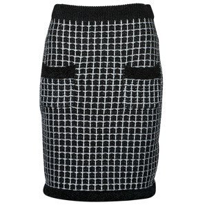 Karl Lagerfeld  boucle knit skirt  Krátké sukně