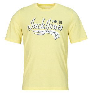 Jack & Jones  JJELOGO TEE SS O-NECK 2 COL SS24 SN  Trička s krátkým rukávem Žlutá