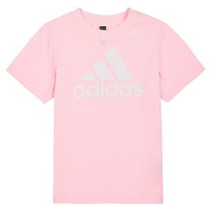 adidas  LK BL CO TEE  Trička s krátkým rukávem Dětské Růžová