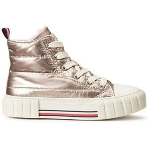 Tommy Hilfiger  HIGH TOP LACEUP SNEAKER  Kotníkové kozačky Růžová