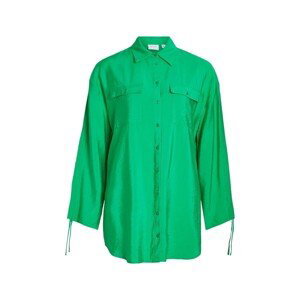 Vila  Klaria Oversize Shirt L/S - Bright Green  Halenky Zelená