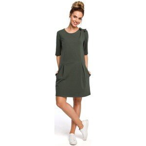 Made Of Emotion  Dámské mini šaty Axelin M422 zelená  Krátké šaty Zelená