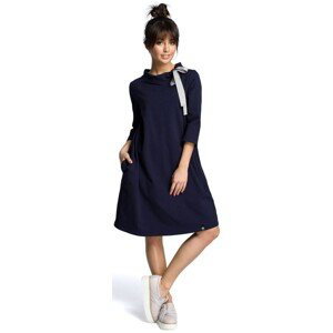 Bewear  Dámské mini šaty Willibrord B070 tmavě modrá  Krátké šaty Tmavě modrá