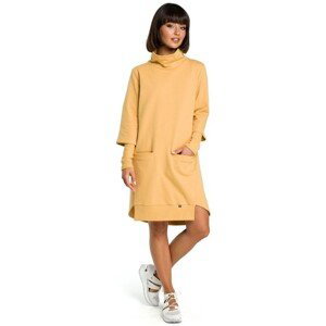 Bewear  Dámské mini šaty Mandurah B089 žlutá  Krátké šaty Žlutá