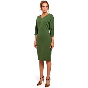 Made Of Emotion  Dámské mini šaty Adelaide M464 zelená  Krátké šaty Zelená