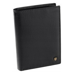 Rovicky  Pánská kožená peněženka Borsod černá  Peněženky Černá