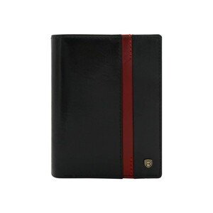 Rovicky  Pánská kožená peněženka Racalmas černá, červená  Peněženky