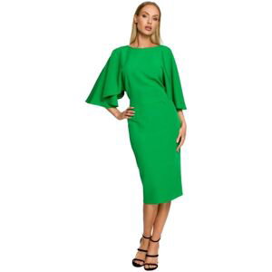 Made Of Emotion  Dámské midi šaty Suh M700 zelená  Krátké šaty Zelená