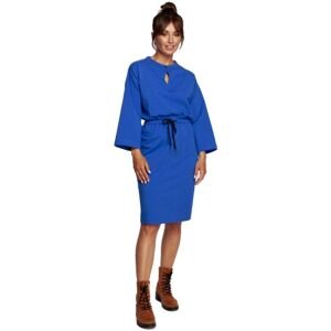 Bewear  Dámské mini šaty Wangdak B234 královsky modrá  Krátké šaty Tmavě modrá