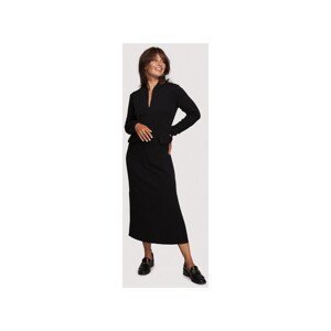 Bewear  Dámské maxi šaty Seemi B242 černá  Krátké šaty Černá