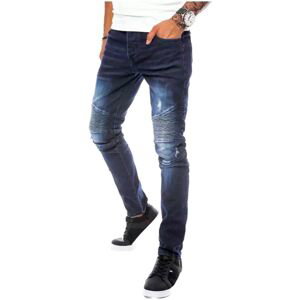 D Street  Pánské džínové kalhoty Yah jeansová  Rifle Modrá