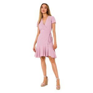 Made Of Emotion  Dámské mini šaty Horro M741 krepově růžová  Krátké šaty Růžová