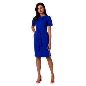Bewear  Dámské mini šaty Viflor B263 královsky modrá  Krátké šaty Tmavě modrá
