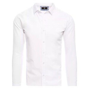 D Street  Pánská košile s dlouhým rukávem Barnail bílá  Košile s dlouhymi rukáv
