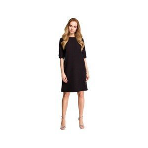 Stylove  Dámské mini šaty Herzenes S113 černá  Krátké šaty Černá