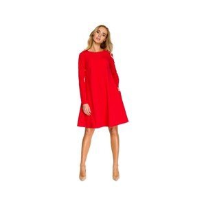 Stylove  Dámské mini šaty Flonor S137 červená  Krátké šaty Červená