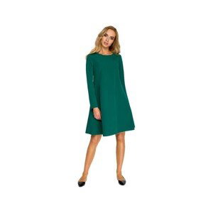 Stylove  Dámské mini šaty Flonor S137 tmavě zelená  Krátké šaty Zelená