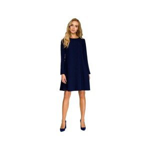 Stylove  Dámské mini šaty Flonor S137 tmavě modrá  Krátké šaty Tmavě modrá
