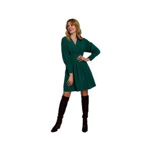 Makover  Dámské mini šaty Vinever K087 zelená  Krátké šaty Zelená