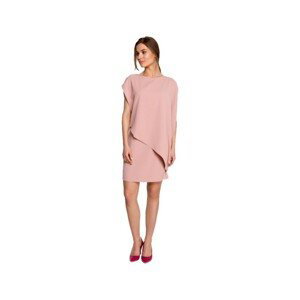Stylove  Dámské mini šaty Ishilla S262 pudrová růžová  Krátké šaty Růžová
