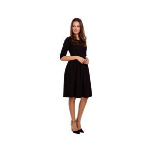 Makover  Dámské mini šaty Lilte K010 černá  Krátké šaty Černá