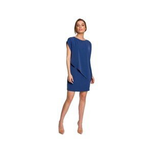 Stylove  Dámské mini šaty Ishilla S262 nebesky modrá  Krátké šaty Modrá