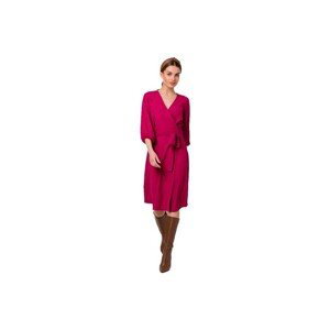 Stylove  Dámské mini šaty Outak S340 švestková  Krátké šaty Růžová