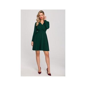 Makover  Dámské mini šaty Clariwse K138 tmavě zelená  Krátké šaty Zelená