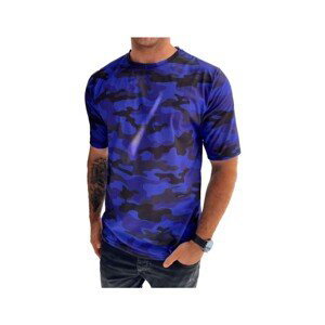 D Street  Pánské tričko s potiskem Mutail modrá  Trička s krátkým rukávem Tmavě modrá
